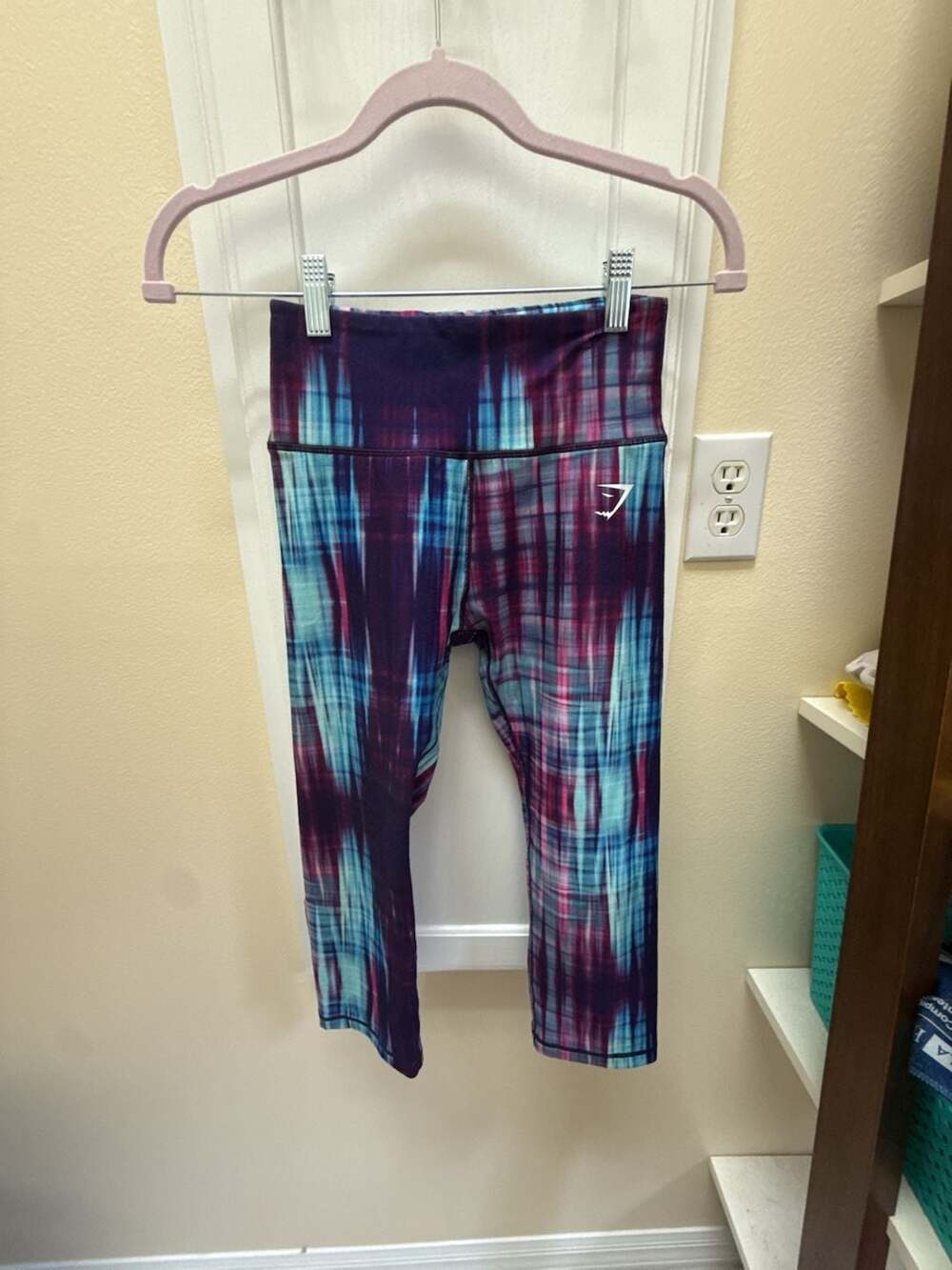 Gymshark Harlequin Print Cropped Leggings